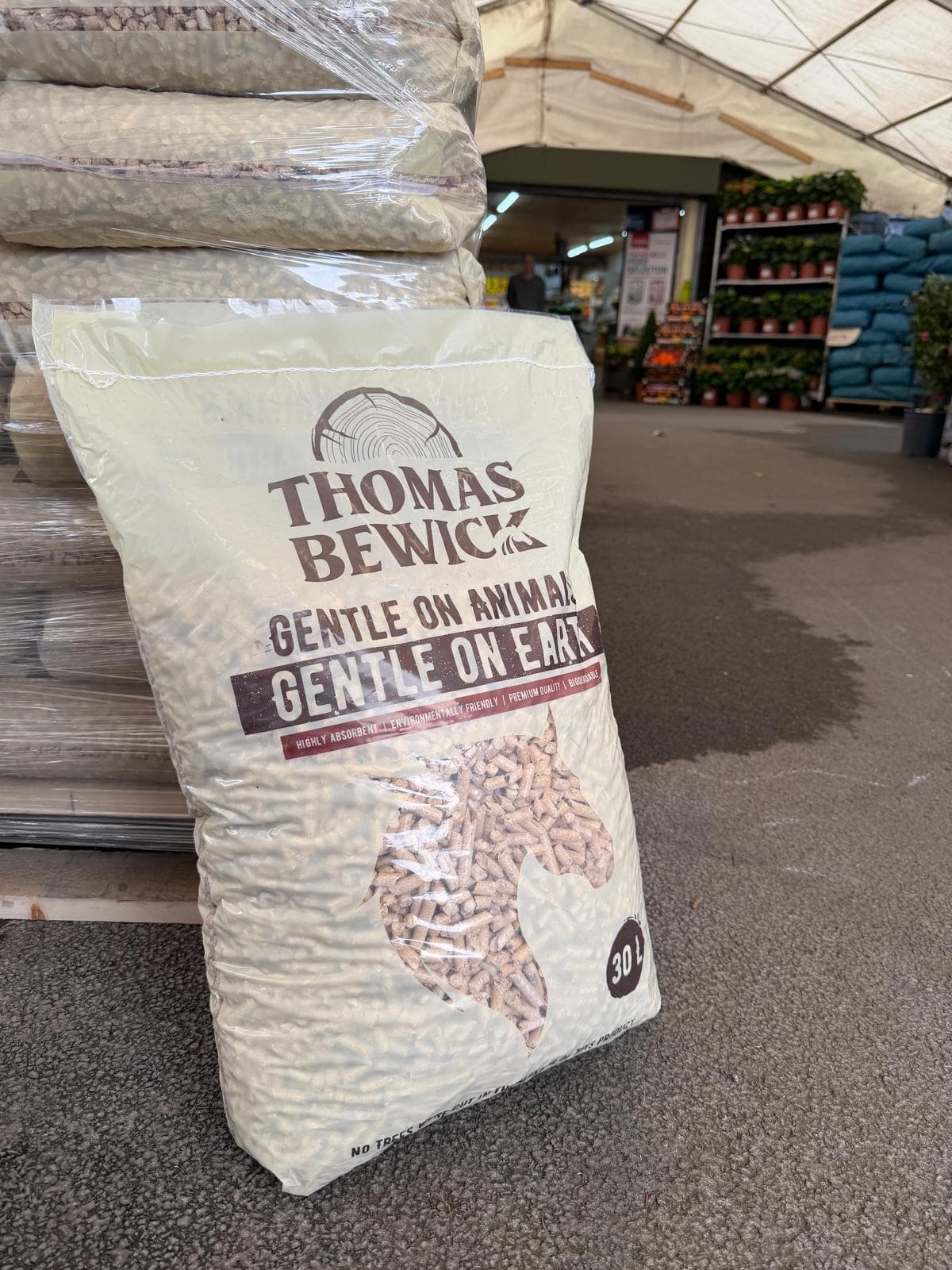 Thomas Bewick horse bedding bag